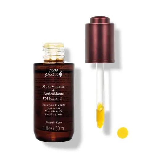 زيت الوجه الليلي بالفيتامينات المتعددة ومضادات الأكسدة (30ml)