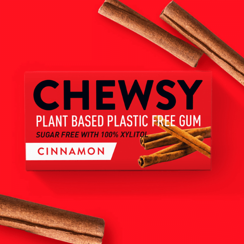 Plant based Plastic Free Gum, Cinnamon (15 g)