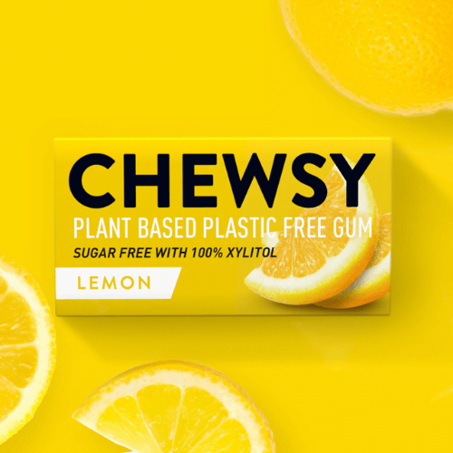 Plant based Plastic Free Gum, Lemon (15 g)