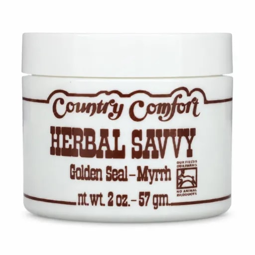 Herbal Savvy، مرهم Golden Seal والمر (57 g)