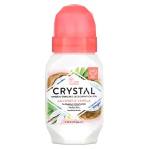 مزيل عرق رول-أون بالمعادن، جوز الهند والفانيليا، 2.25 fl oz (66 ml)