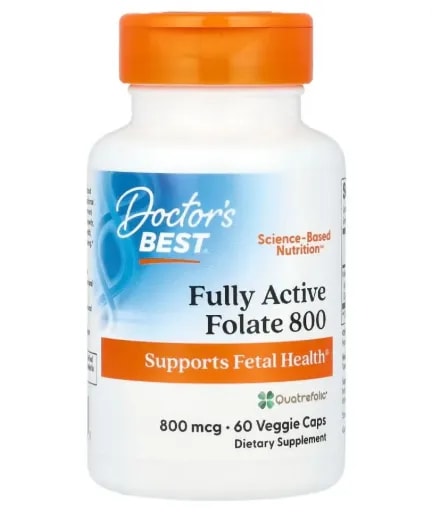 فولات نشط بالكامل، 800 mcg (60 Veggie Caps)
