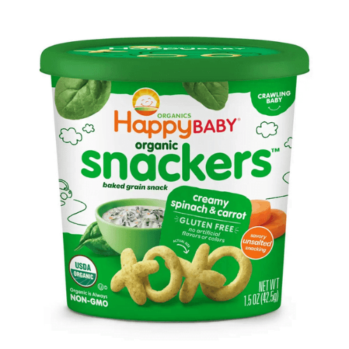Organic Snackers Creamy Spinach an Carrot (42.5 g)