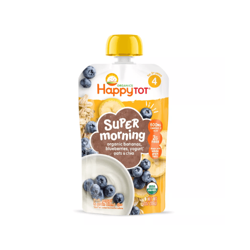 Organic Bananas, Blueberries, Yogurt, Oats & Chia Puree (113 g)