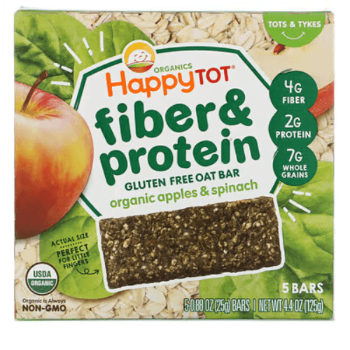 Apples & Spinach Oat Bar