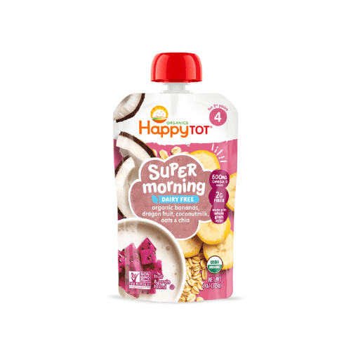 Dairy Free,Organic Bananas, Dragon Fruit, Coconutmilk, Oats & Chia (113 g)