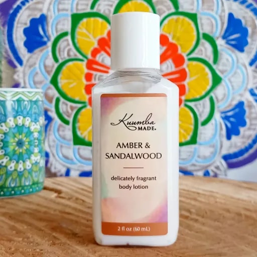 Fragranced Body Lotion, Amber & Sandalwood - 60 ml