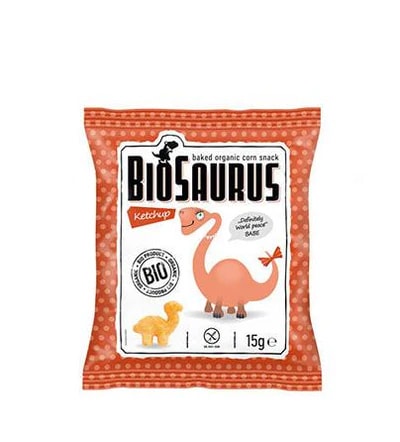 Biosaurus Corn Snack, Ketchup (15 g)