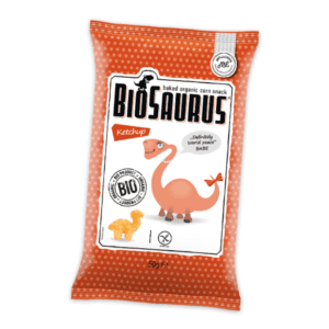 Biosaurus Corn Snack, Ketchup (4 pack)