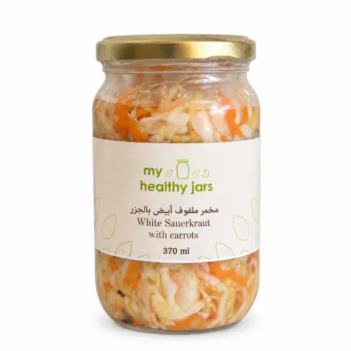 White sauerkraut and carrots