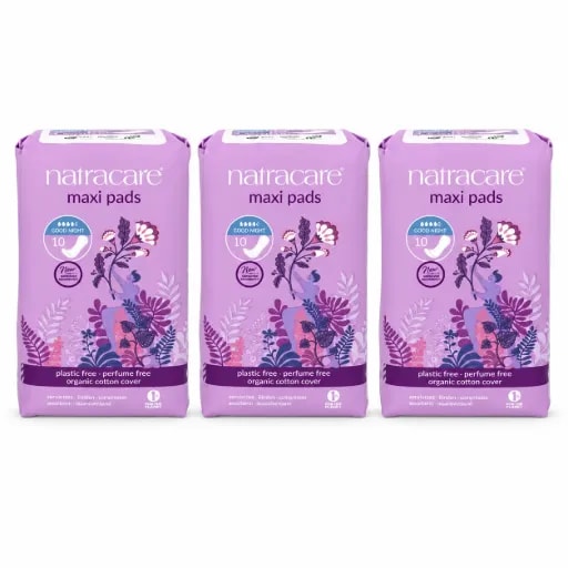 فوط صحية ليلية Maxi (10 فوط) - 3 عبوات