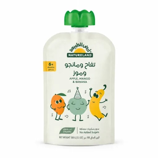هريس التفاح والمانجو والموز (100 g)