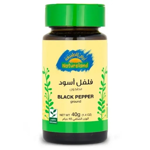 Organic Black Pepper, Ground (40 g)