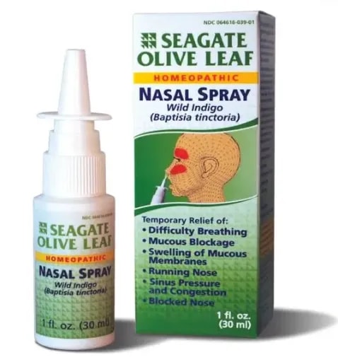 بخاخ أنفي بمستخلص ورق الزيتون، 1 fl oz (30 ml)