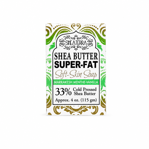 Shea Butter Super Fat Soft-Skin Soap MARRAKESH MENTHE VANILLA (115 g)