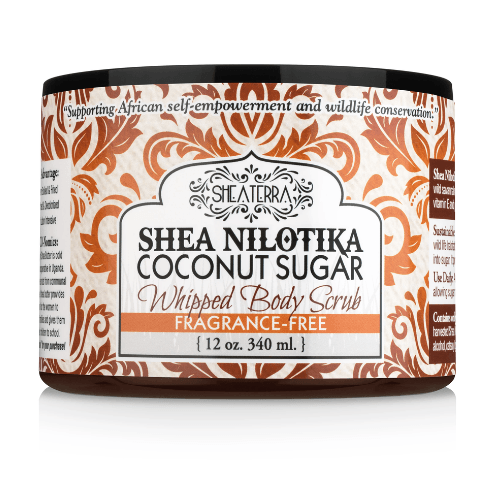 Coconut Sugar Whipped Body Scrub, Fragrance Free (340 ml)