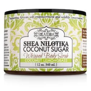 Coconut Sugar Whipped Body Scrub, Lemongrass (340 ml)