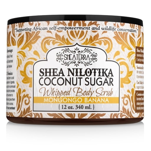 Coconut Sugar Whipped Body Scrub, Mongongo Banana (340 ml)