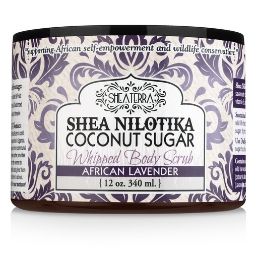 Coconut Sugar Whipped Body Scrub, S. African Lavender (340 ml)