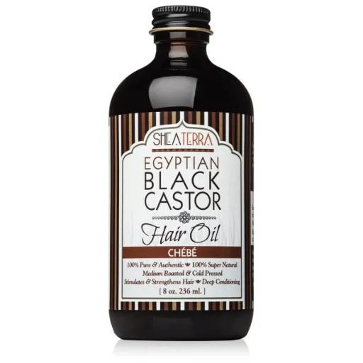 زيت لإصلاح الشعر ونموّه بالخروع المصري الأسود وChe'be' (236 ml)