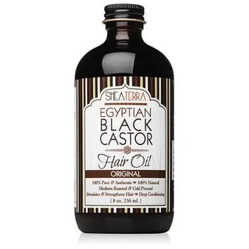 زيت الشعر للإصلاح والنمو، الخروع الأسود المصري، النسخة الأصلية (236 ml)