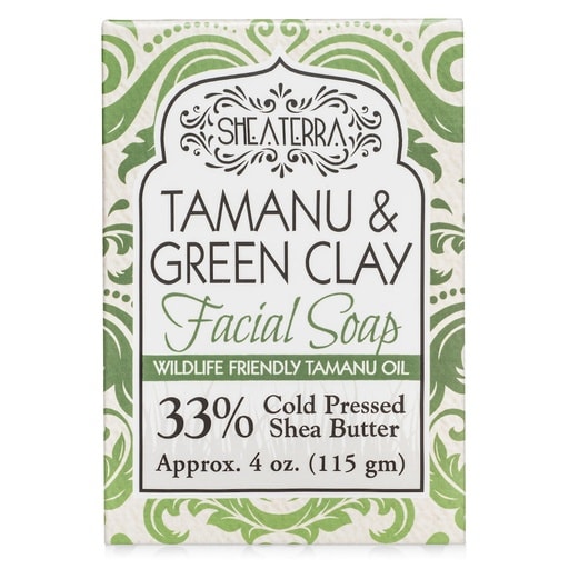 Tamanu & Green Clay Purifying Face & Body Cleansing Bar (115 g)