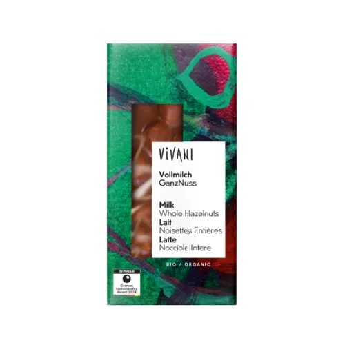 Milk Whole Hazelnuts Chocolate (100 g)