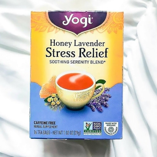 Organic Honey Lavender Stress Relief 16 Tea Bags (29 g)