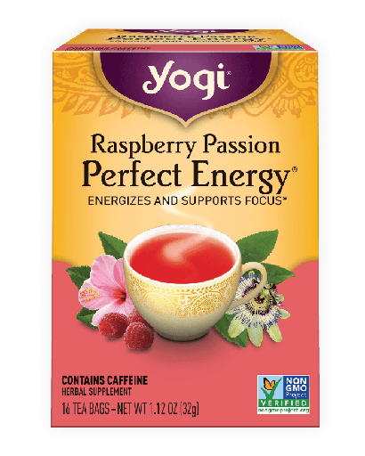 شاي Raspberry Passion Perfect Energy (16 Bags)