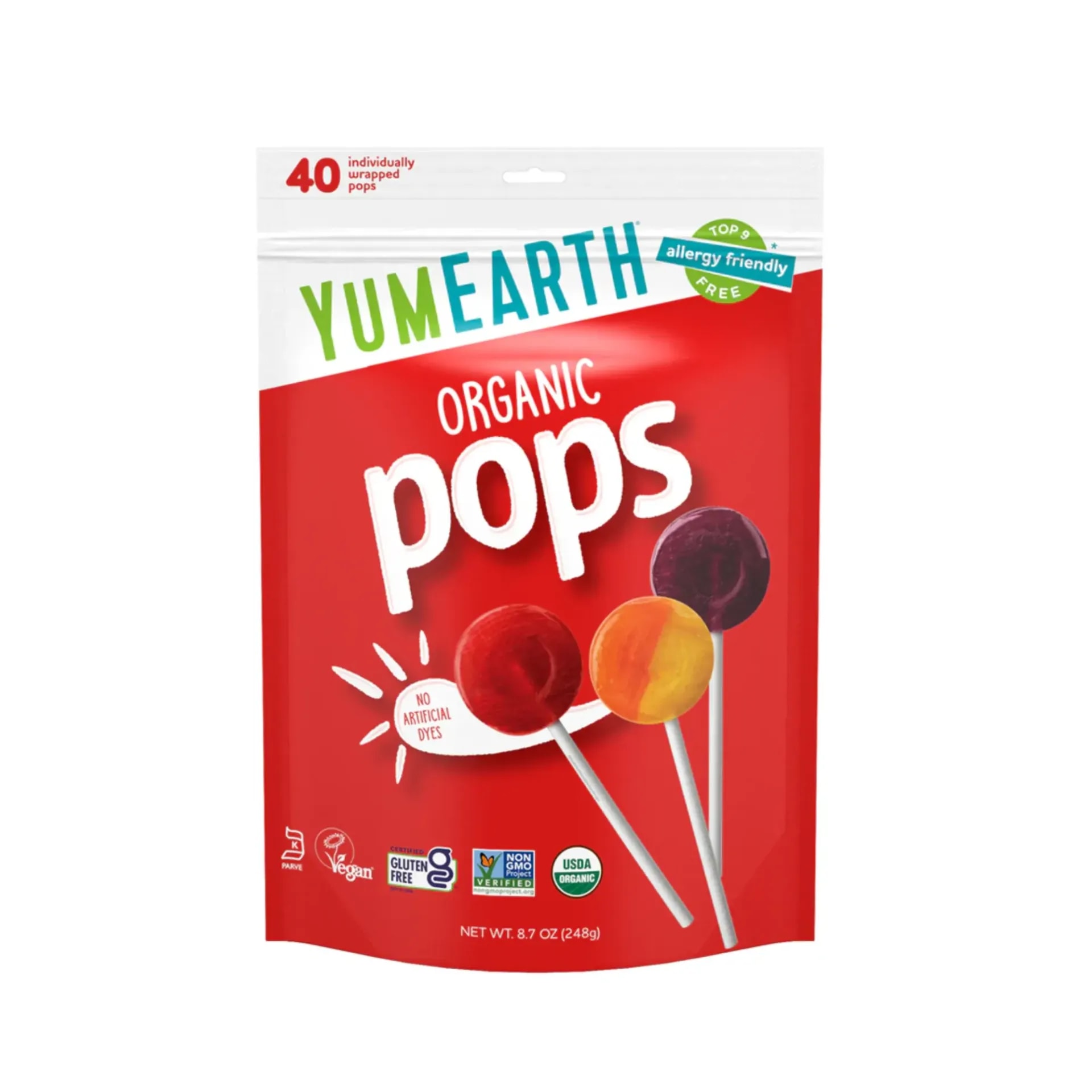 Organic Fruit Assorted Pops (40pcs)