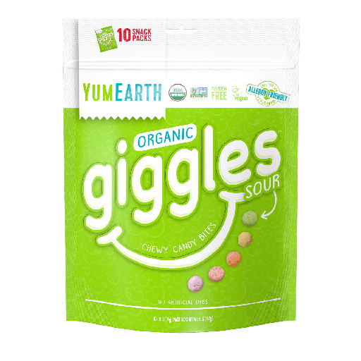 Organic Sour Giggles (14 g) - 10 Packs