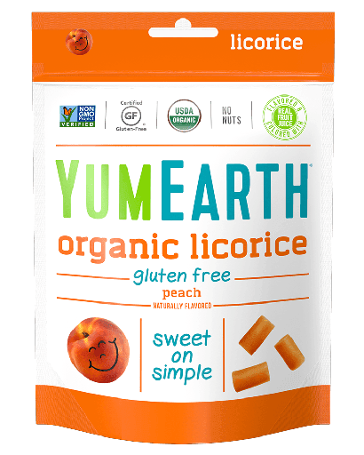 Organic Licorice, Peach (142 g)
