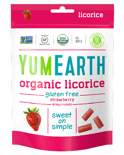Organic Licorice, Strawberry (142 g)