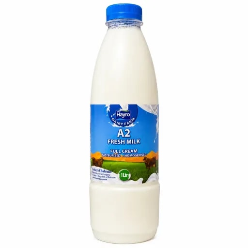 حليب طازج كامل الدسم A2 (1 Ltr)