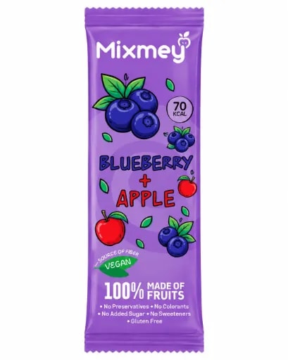 MIXM Tropic Apple, Blueberry Fruit Bar (20g)