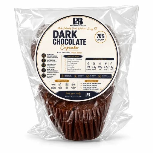 Dark Chocolate Cupcake 70% Cocoa (50gm)