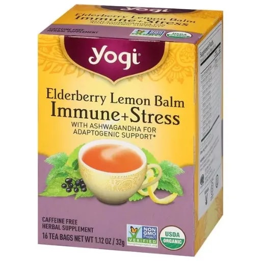 Elderberry Lemon Balm Immune+stress 16 tb