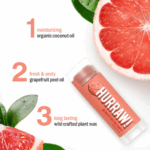 Hurraw!, Grapefruit Lip Balm (4.8 g) - Image 2