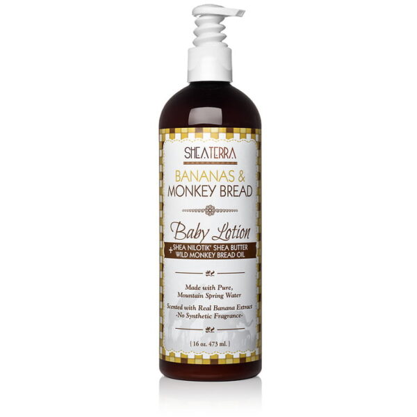 Shea Terra, Bananas & Monkey Bread Baby Lotion (473 ml)
