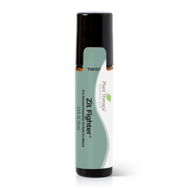 Plant Therapy, Zit Fighter Synergy Pre-Diluted Essential Oil Roll-On (10 ml)