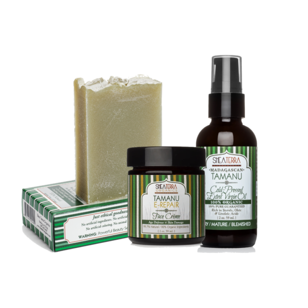 Shea Terra, Madagascar Tamanu Oil Anti Blemish Set