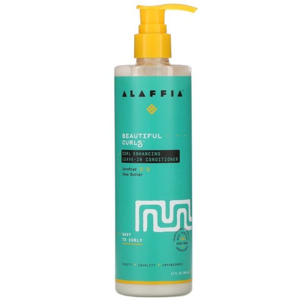 Alaffia, Curl Enhancing Leave-In Conditioner, Wavy to Curly (354 ml)
