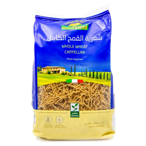 Nature Land, Whole Wheat Cappellini (250 g)