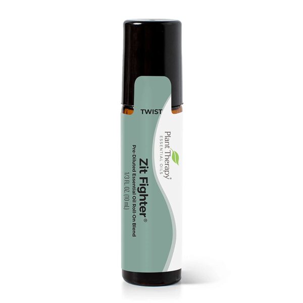 Plant Therapy, Zit Fighter Essential Oil Blend Pre-Diluted Roll-On (10ml)