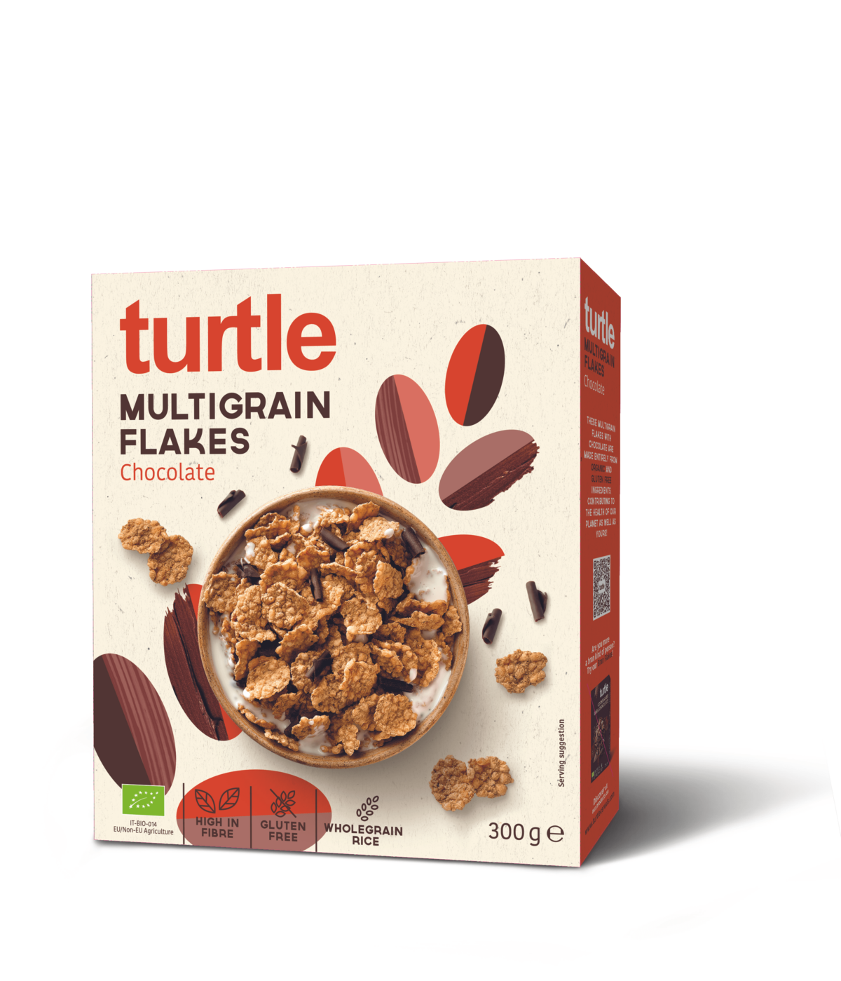 Turtle, Multigrain Flakes Chocolate (300 g) - Image 1