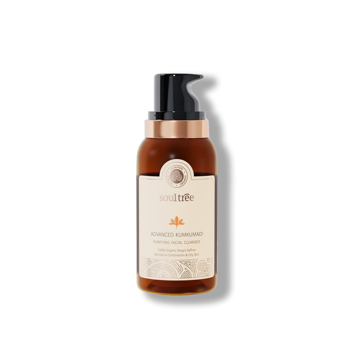 8906026914463_1 SoulTree, Advanced Kumkumadi Purifying Facial Cleanser (120 ml) - Image 1