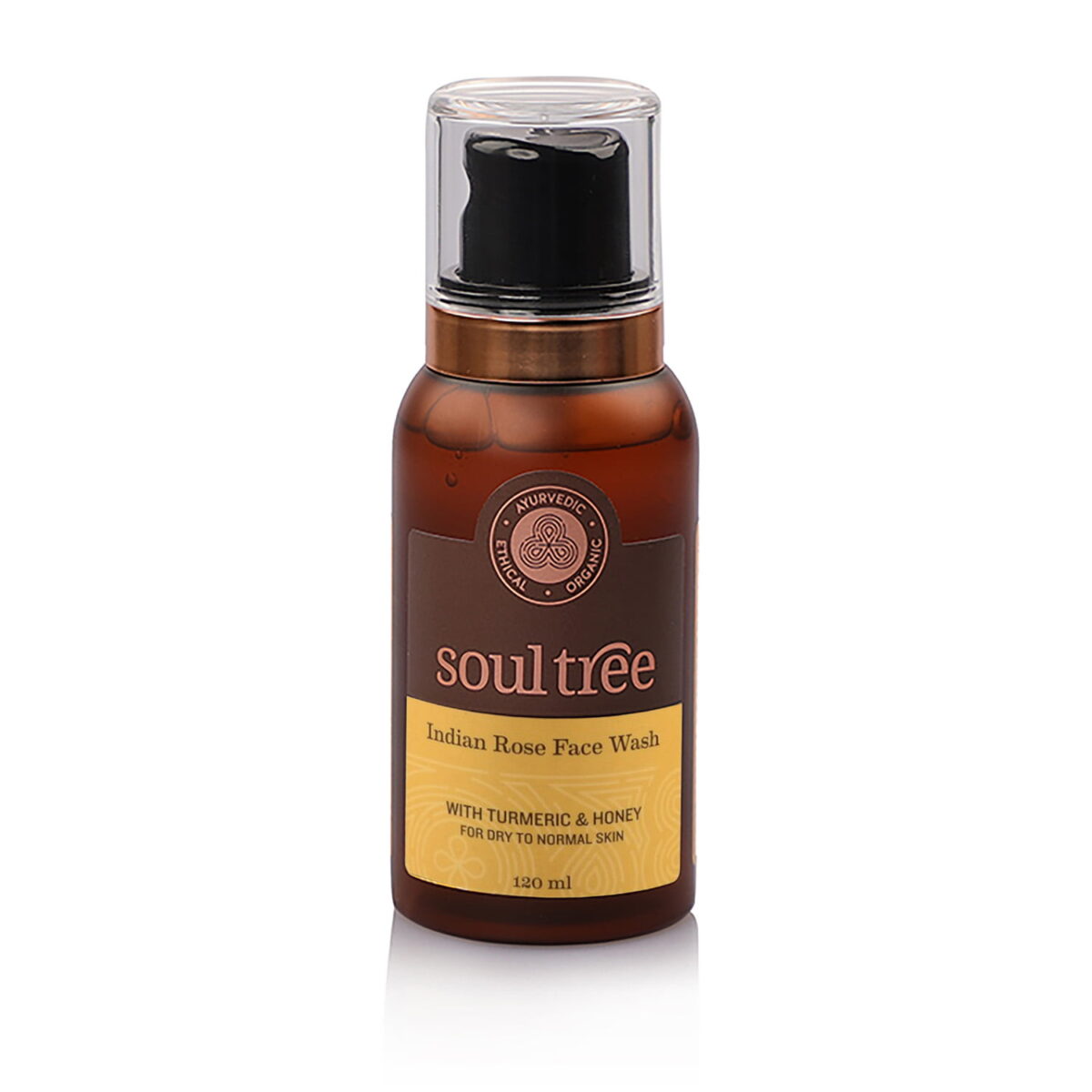 SoulTree, Face Wash, Indian Rose with Turmeric & Honey (120 ml) - Image 1