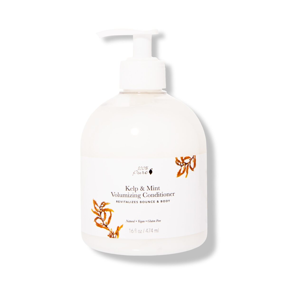 100% Pure, Kelp and Mint Conditioner (474ml) - Image 1