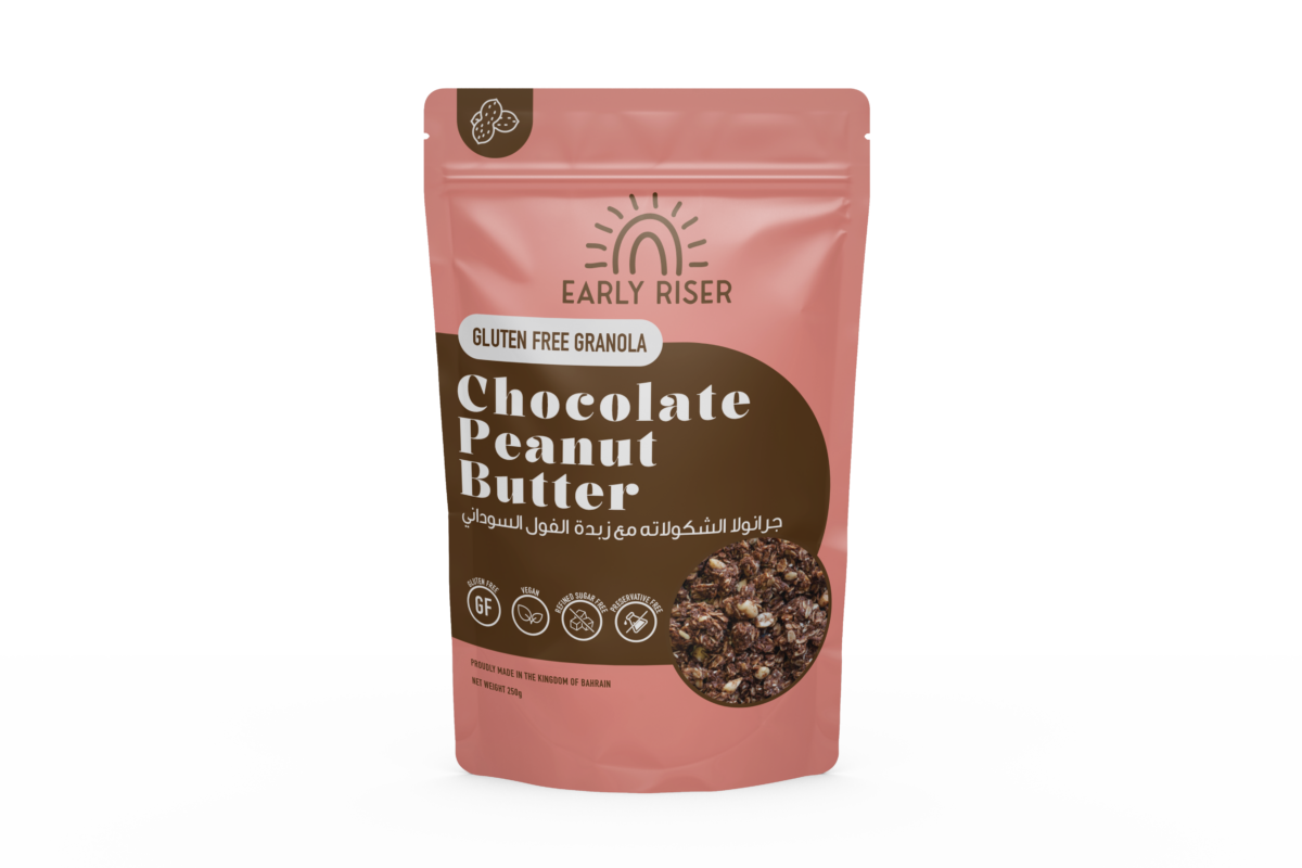 chocolate peanut butter Early Riser, Chocolate Peanut Butter Granola (250g) - Image 1